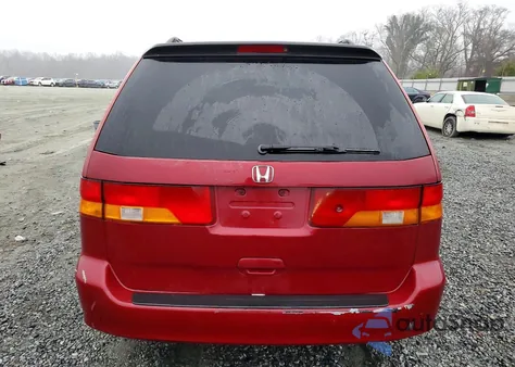 2002 Honda Odyssey Ex from USA, damaged, VIN 5FNRL18622B045846